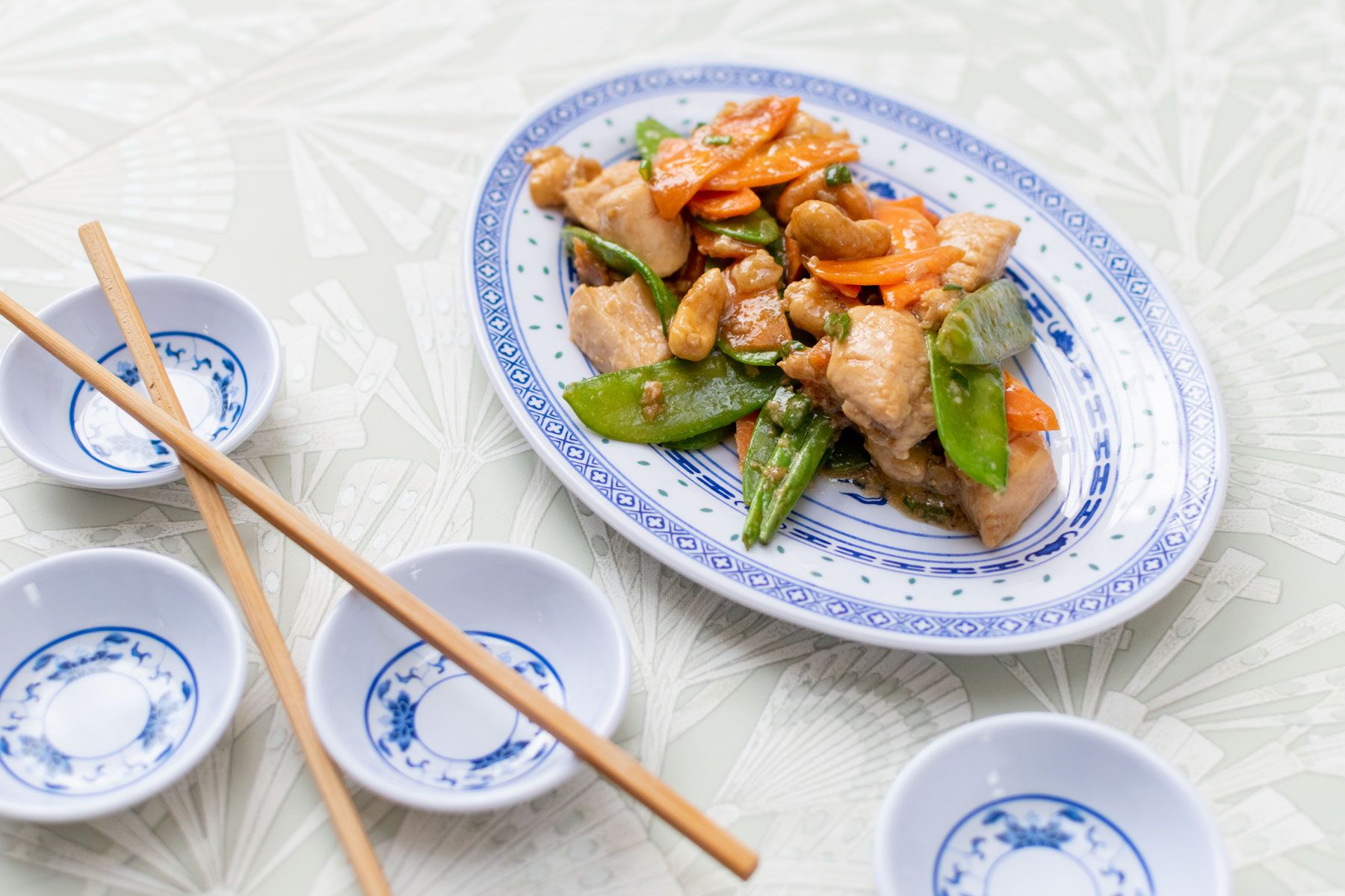plat de poulet sauté au wok réalisé grâce au cours de cuisine chinoise d'Artesane