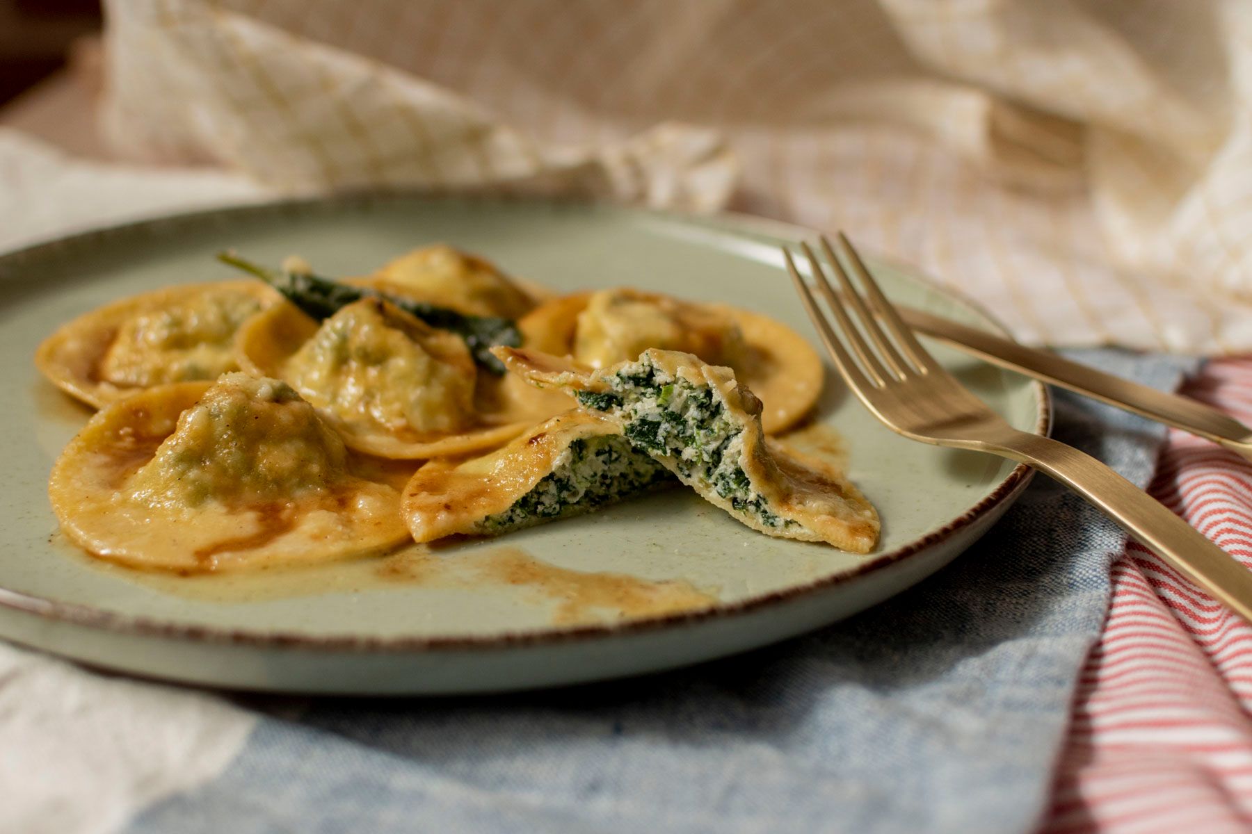 ravioli réalisés grâce au cours "Cuisine Italienne : Apprenez à confectionner vos pates maison" d'Artesane