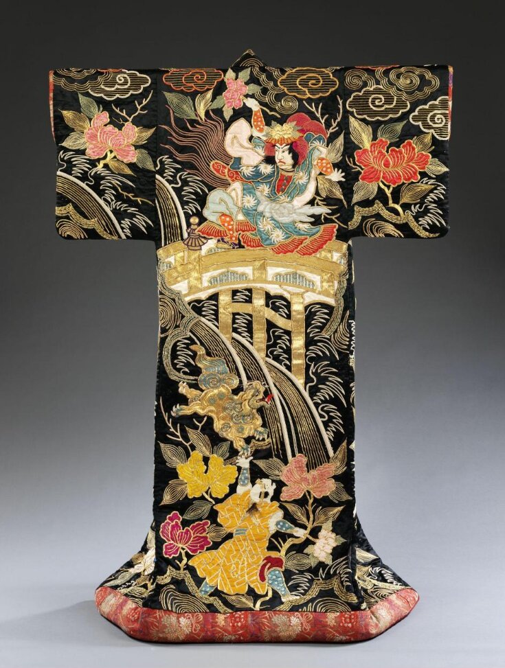 photo d'un kimono richement orné
