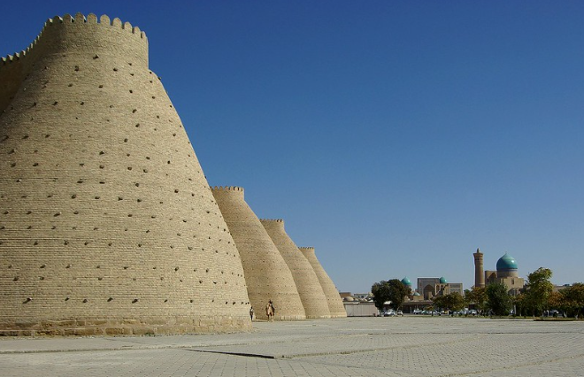 photo de la forteresse d'Ark en Ouzbékistan